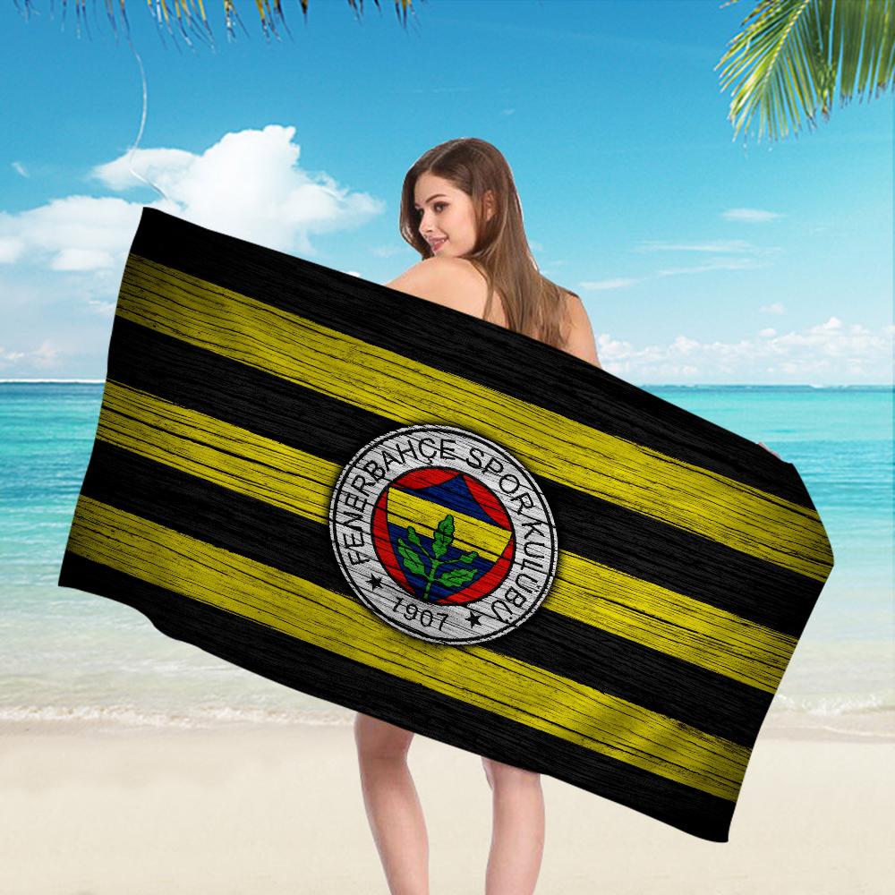 F-Fenerbahce-Football-Fans Microfiber Beach Towel Absorbent Quick Dry Soft Yoga Swimming Resort Mountain Climbing Towel