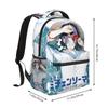 Chainsaw Man Arco del Demone Reze Zaino per Studenti Borsa da Scuola Zaino da Giorno per Escursionismo Viaggio per Ragazzi Ragazze Moda Borsa per Libri Borse a Spalla