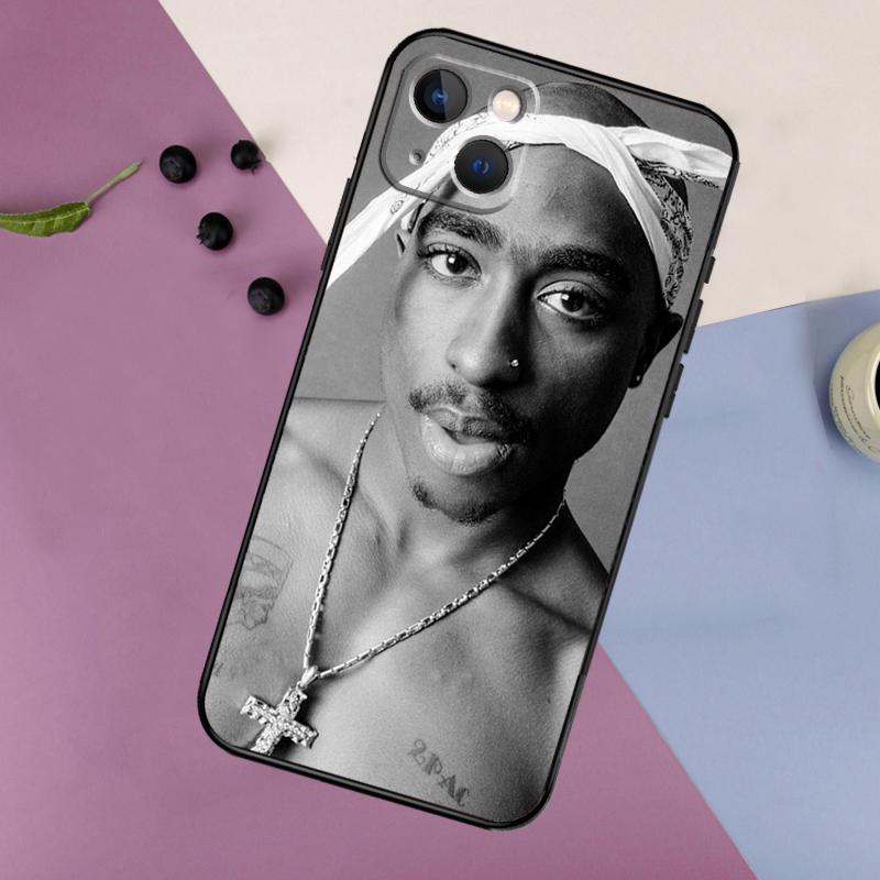 

2pac tupac Crown 2 pac Case For iPhone 16 15 14 13 12 11 Pro Max Mini X XR XS Max 7 8 Plus 2 Bumper Cases Cover iPhone 7 8