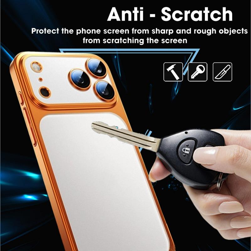 For IPhone 17 Pro Max Case Integrated Lens Protector Matte Skin Friendly Shockproof Ultra Slim Cover IPh 17 Air Anti Drop Bumper