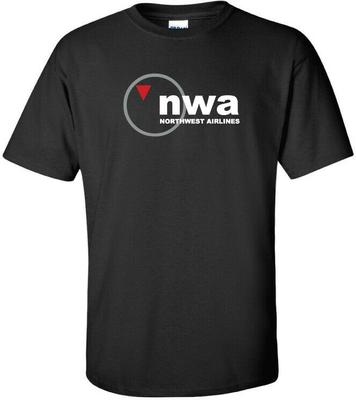 Camiseta Unisex Vintage con Logo de Aerolínea de EE. UU. Nwa Northwest Airlines