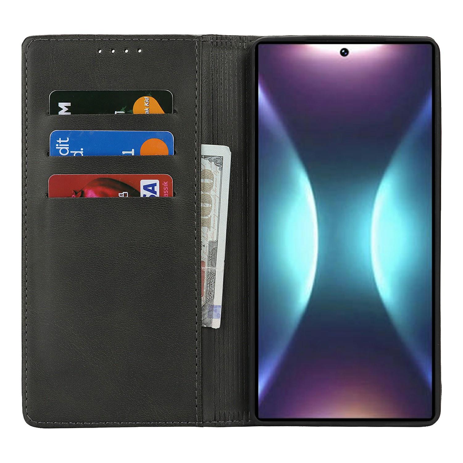 

Чохол для смартфона Samsung Galaxy S25 Ultra з текстурованою телячою шкірою з магнітним закриттям Red