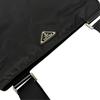 PRADA Triangular logo Shoulder Bag black unisex used
