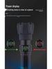 P70 Super Bright Long-Range USB Rechargeable Waterproof Flashlight with Telescopic Zoom