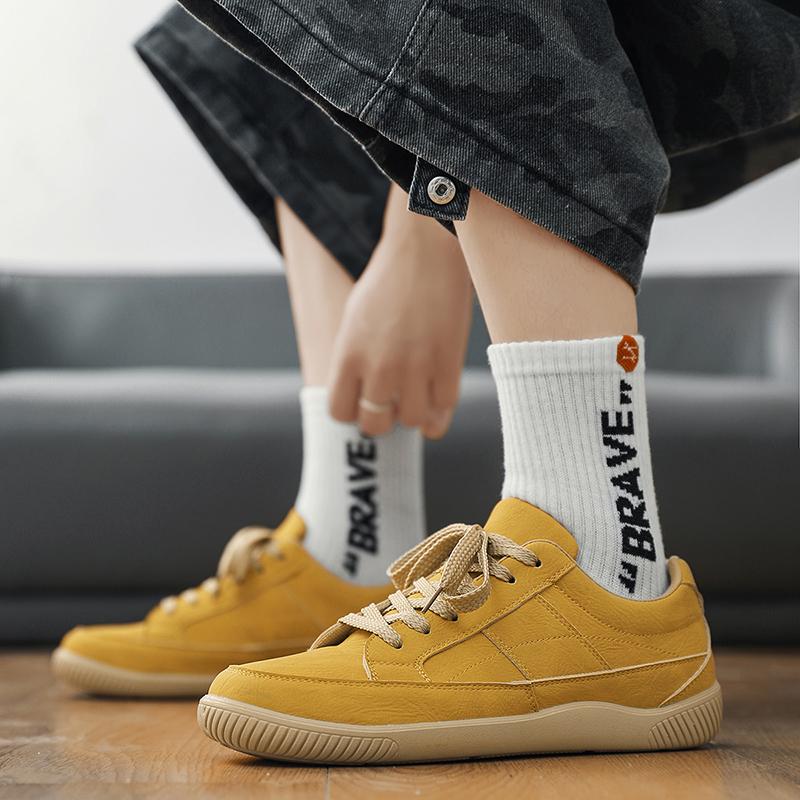 New Men's Classic Fashion Low Top Skateboarding Shoes Comfortable Soft Sole Basketball  Sneakers