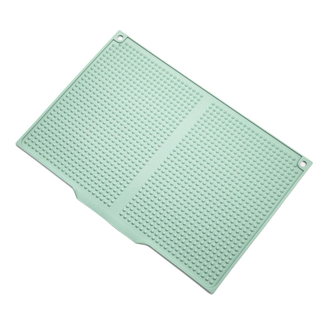 Food Grade Silicone Draining Pad Ensures Quick Drying and Heat Resistance In Kitchens Multifunctional Kitchen Mats