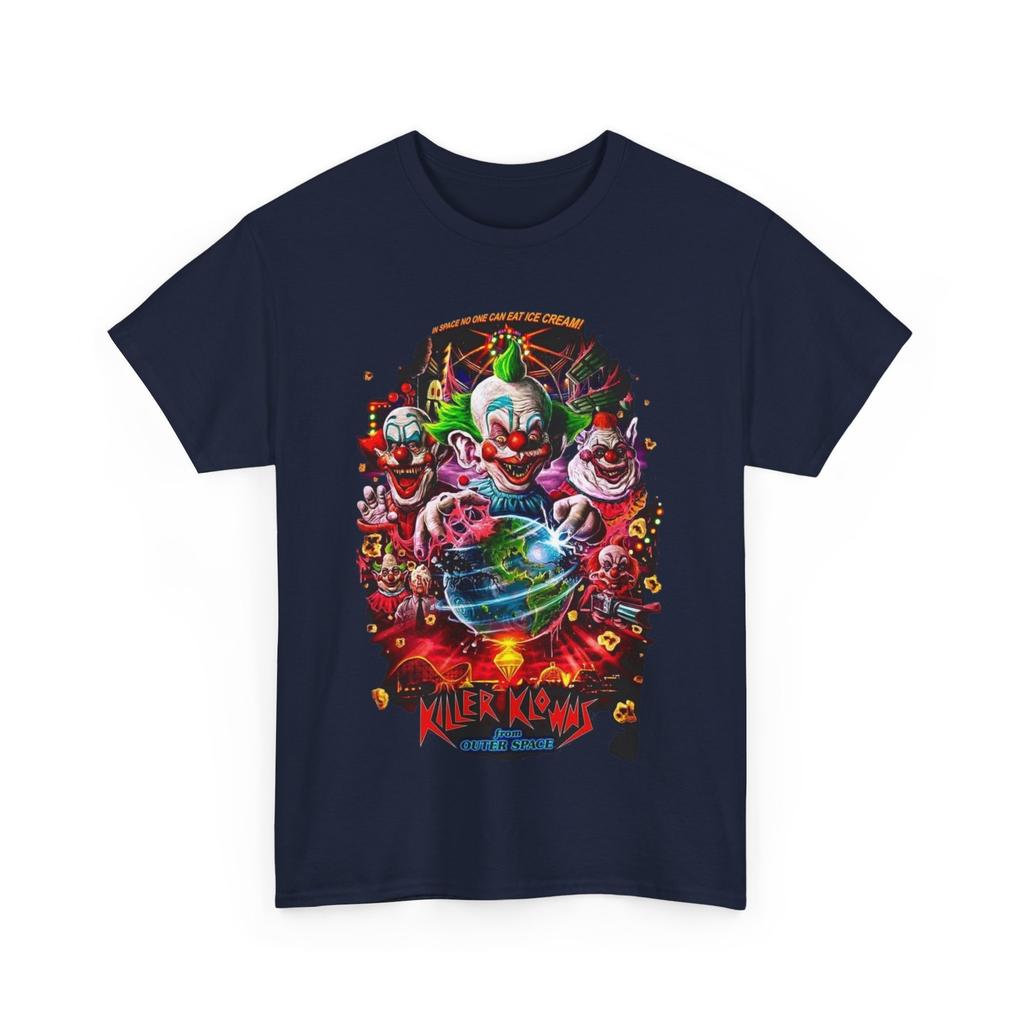 Killer Klowns From Outer Space Movie T Shirt Unisex Heavy Cotton Tee