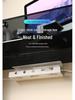 Punch-Free Under-Desk Cable Management Rack: Wire Fixing Storage Organizer