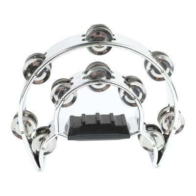 Schellenkranz Doppelreihe 22cm Perkussion Schellen Handinstrument für Party-Aufführung
