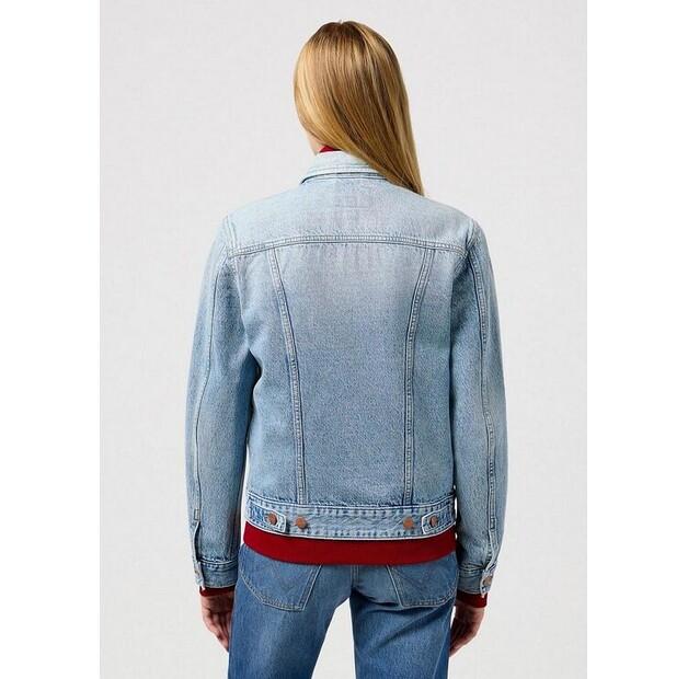 Wrangler Heritage Jacket Mid Stone Denim Jacket