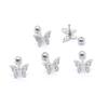 New Korean Style Butterfly Earrings - Elegant, Stainless Steel, Personalized & Versatile Ear Jewelry