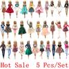 NK Hot Sale 11.5 Inch Doll Dress 1/6 Doll Clothes Dolls Accessories 30CM Princess Fashion Outfits Wear Casual Dress Gift JJ