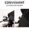 1Pc Adjustable Clip Cap Sports Sunglasses Flip-Up Cover Uv Protection Polarized Sunglasses Clip On Hat Cycling Goggles