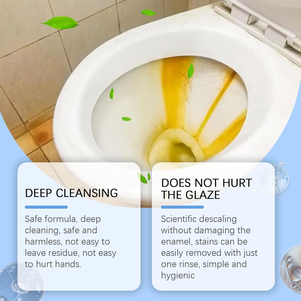 Household Strong Decontamination Toilet Cleaner Stubborn Stains Scale Foam Cleaning Powder