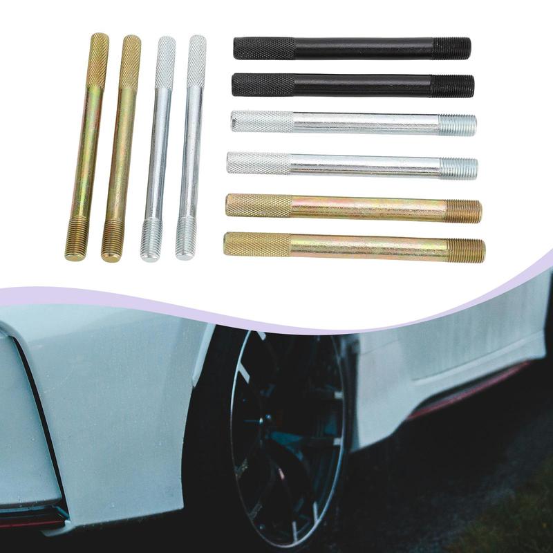 Metal Wheel Hanger Guide Pin Set Universal Tire Positioning Rod for Automobile Wheel Replacement and Repair