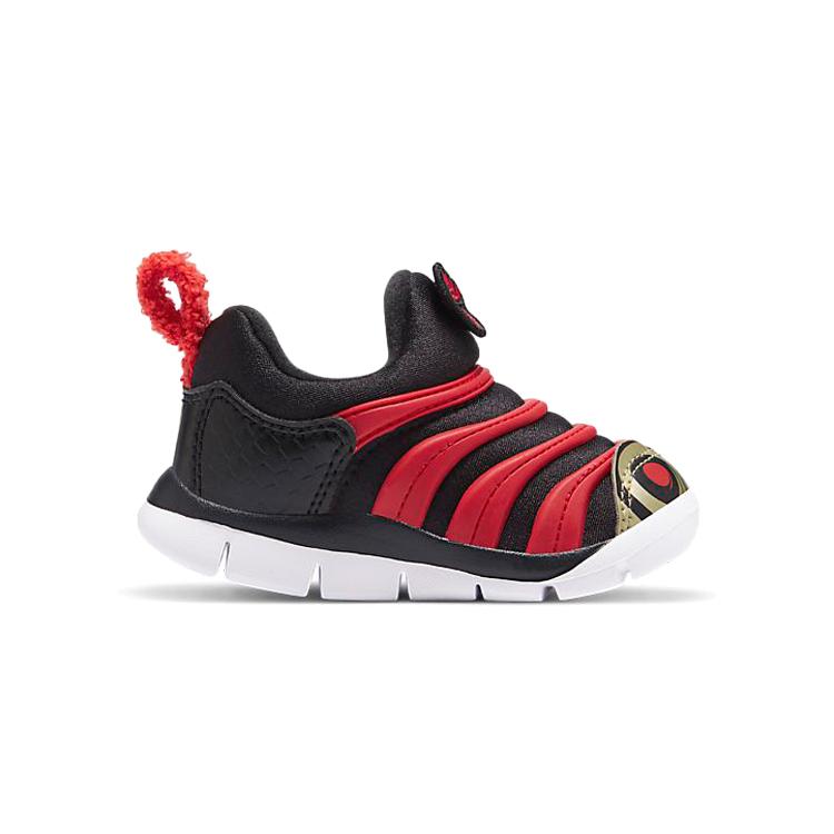 Nike Dynamo Free Low top Toddler Shoes Black Red Infant And Toddler DC8318-001