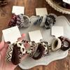 4 stk./Sæt Nye Elastiske Hårelastikker Simple Holdbare Hårsnor Tykke Gummibånd Scrunchie