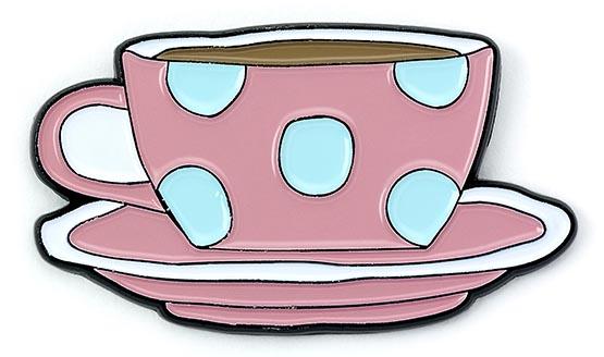 FRIENDS TV Show Coffee Cup Pin Badge