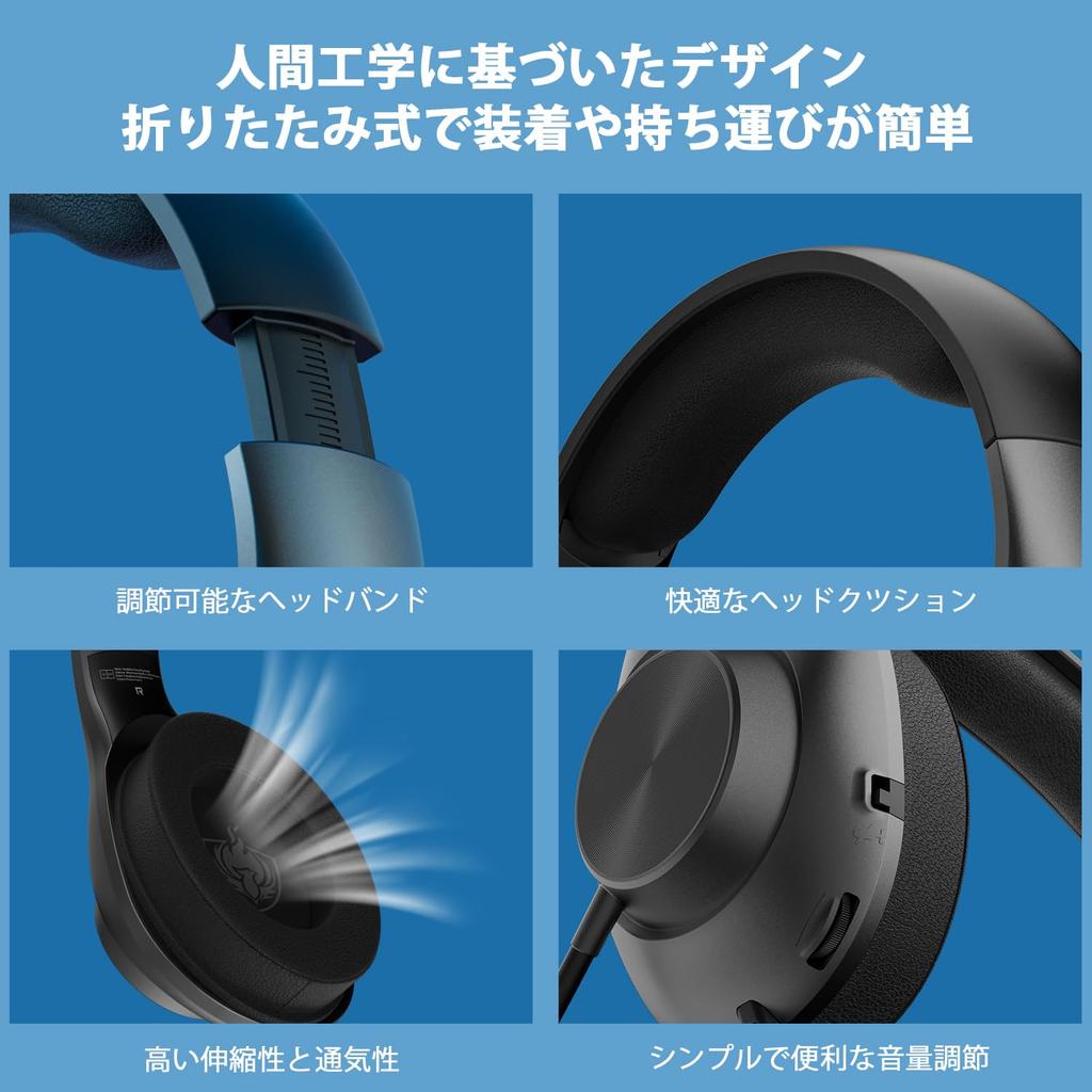 YOTMS Wired Gaming Headset with 40mm PS5 PS4 Compatible with and Xbox with Noise Deep Unisex Gift [Authentic] Drivers, Headset, Headset, Smartphones,