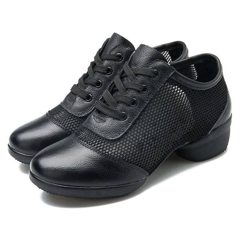 Sapatos de Dança Femininos Sapatos Casuais para Meninas Sapatos de Dança de Salto Alto para Mulheres Sapatos de Ballet Quadrado Jazz Moderno ao Ar Livre para Meninas