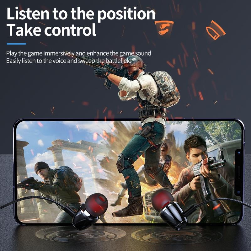 Type-C Multi-Functional Earphone for Live Song Influence Live Stream Wired Earphone