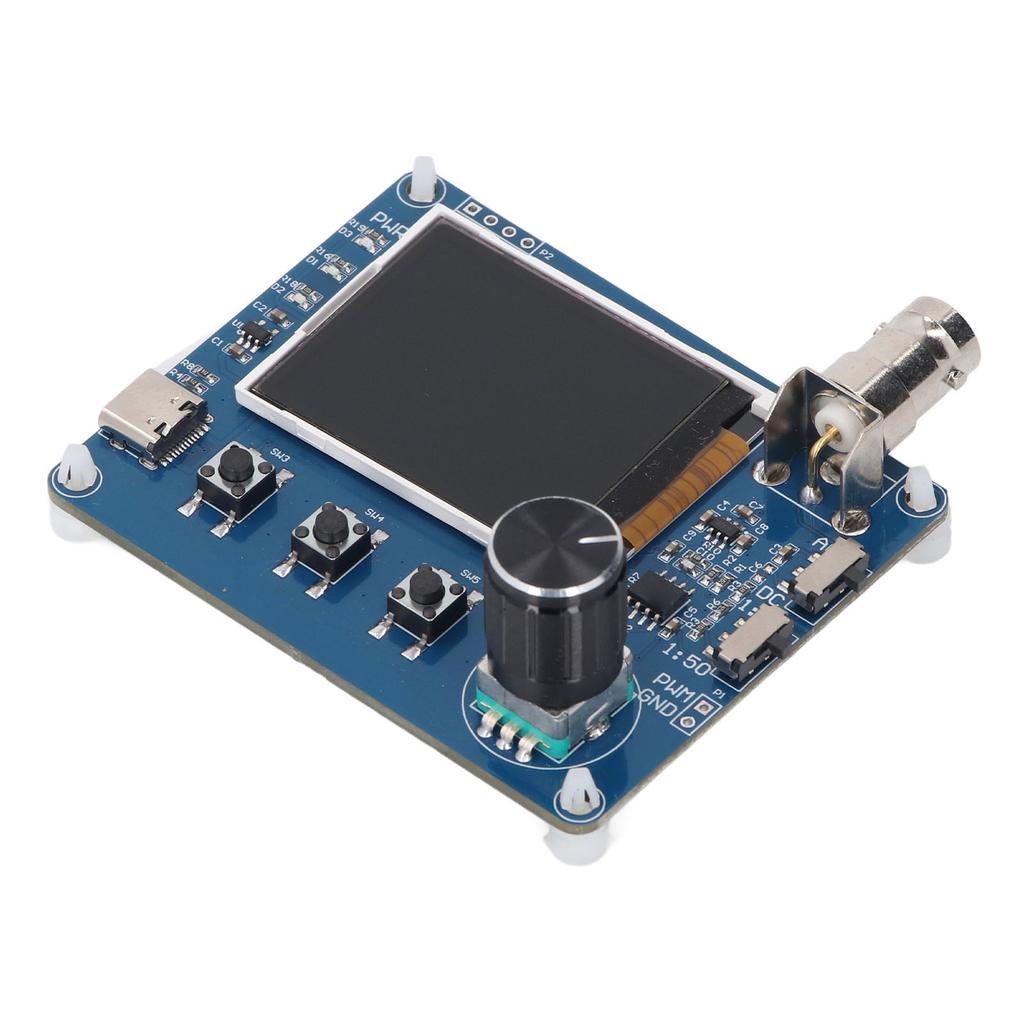 Simple Oscilloscope 1.8 Inch LCD Display 10 Bit Resolution 1MHz Sampling Rate Handheld Pocket Oscilloscope
