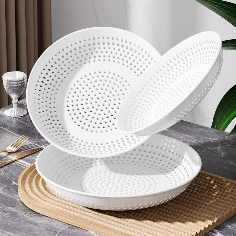 Pp Perforated Steaming Plate High Temperature Resistance Easy Clean For Home Kitchen Steaming Dumplings