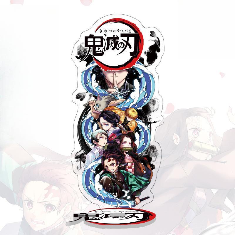 Standee de 16 cm de altura de "Demon Slayer" de Tanjiro y Nezuko - Adorno Acrílico