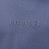 Jordan Wordmark Solid Embroidered Crew Neck Loose Long Sleeve T-Shirt Men Tops Diffused-Blue FJ0702-491