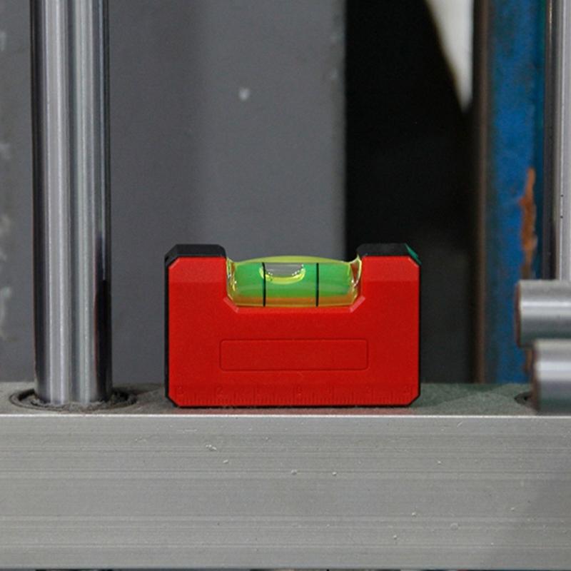 60mm Magnetic Plastic Bubble Level with Single Vial for High Precise Leveling In Construction and Home Improvement Projects