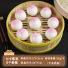 PVC Simulation Chinese Breakfast Dumplings, Steamed Bread Model Steamer, Food Toys, Table Display, Plastic Crafts, 9Pcs per Set