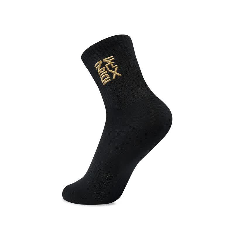 Li-Ning 3-Pair Mid-Cut Socks SV009-1 M чёрный