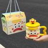 High Looking Cute Ceramic Cup with Lid Spoon for Girls Coffee Mug Large Capacity Water Cup Birthday Gift