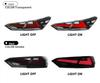RGB LED Taillight Assembly for 18-23 Camry: Includes Daytime Running, Brake, and Turn Signal Lights