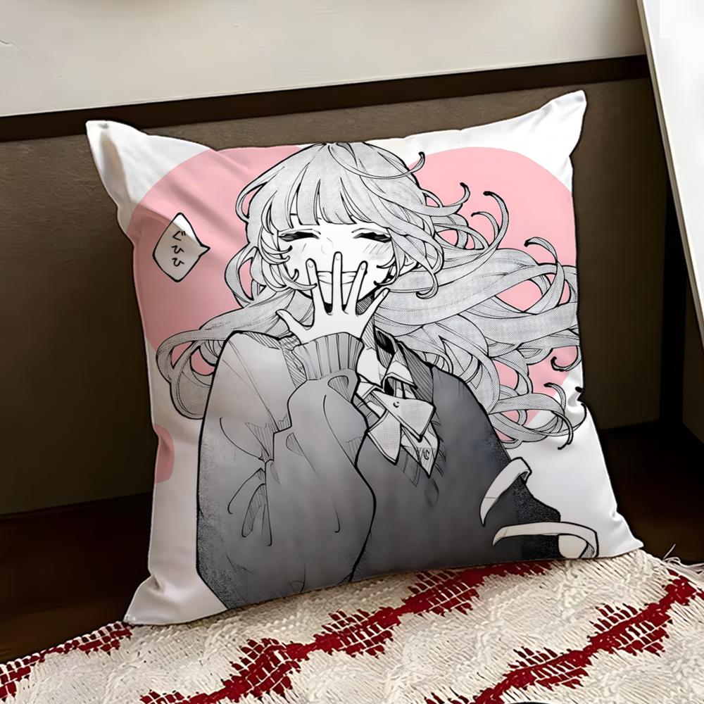AnimeLove Angel Cushion Cover Reversible Soft Durable Pillow Cover Home Car MultiScene Use for Daily Comfort