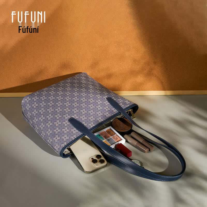 FUFUNI 2026 Vintage Logo Commuter Tote Bag