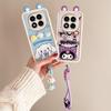 Redmi Note 14 Cross-Border Cartoon Fashion Leather Texture Ear Doll Case for Xiaomi 13Pro/13C