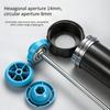 Pack of 4 Lightweight ABS Pusher Disc for Adhesive Guns Feature 50mm Diameter Push Head for Increased Thrust Easy Installation No Tool