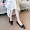 W629-3 French fairy style pointed Mary Jane women's shoes 2025 spring and autumn new models with skirt bow single shoes women