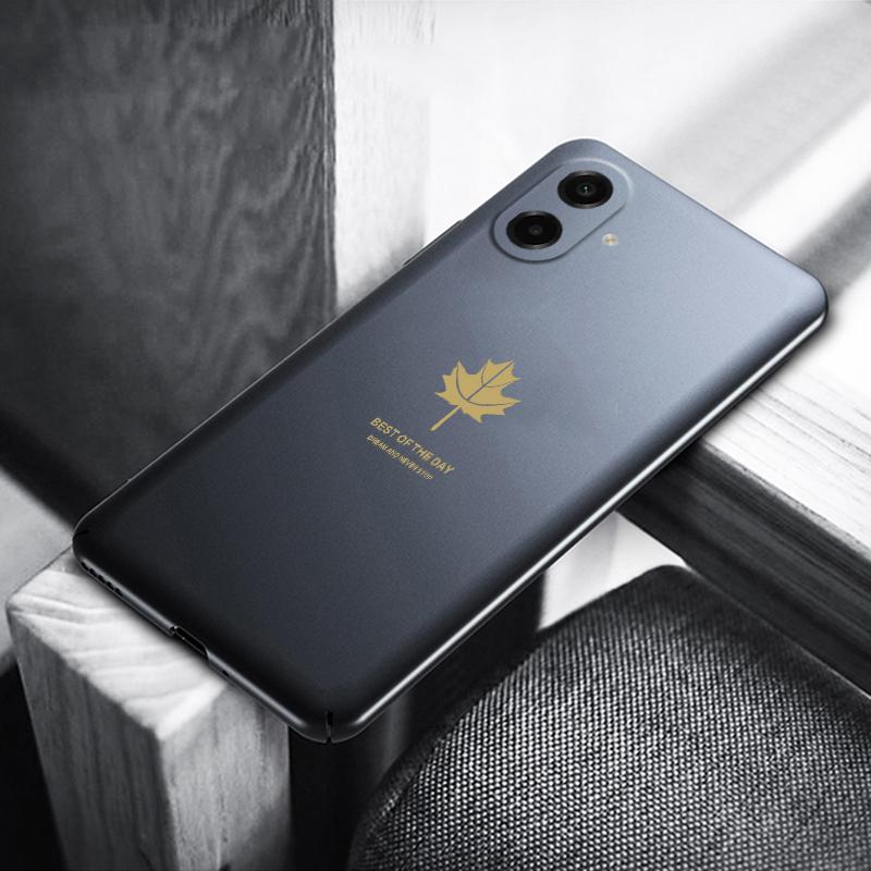 For Samsung Galaxy A07 / Galaxy A07S / Galaxy A08 Case Soft Silicone Maple Leaf Shape for Samsung Galaxy A07 / Galaxy A07S / Galaxy A08 Back Cover