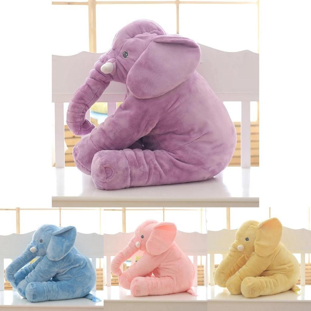 Ultra-soft Plush Long Nose Elephant Pillow Perfect For Kids And Baby Gifts