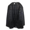 N.HOOLYWOOD Check Wool Blend Stainless Collar Coat 36 Black Series Men's Used