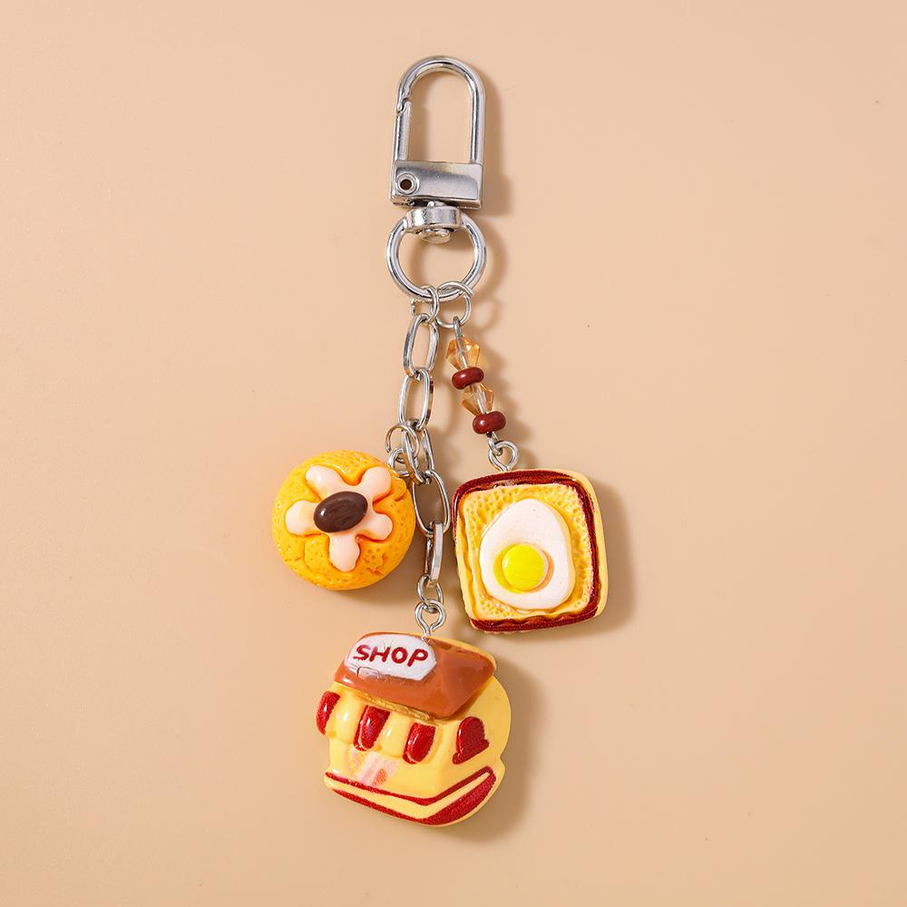 New Simulation Popsicle Ice Cream Keychain Chocolate Key Ring Pendant for Women Girls Handbag Decor DIY Kid's Jewelry Gifts