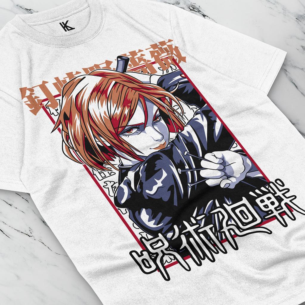 Nobara Kugisaki T-Shirt Jujutsu Kaisen Anime Manga T-Shirt Baumwolle Alle Größen