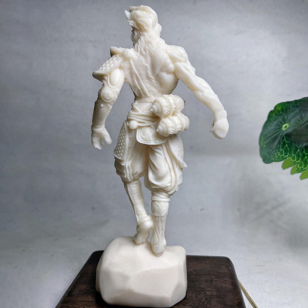 White Color Sun Wukong Statue Home Decoration Durable Craft Model Accessories Desktop Ornaments Decor Resin Garage Kit
