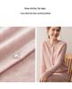 2025 Cashmere Women's Round Neck Cardigan - Pearl Flower Jacquard Design