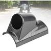 Aramox Universal Carbon Fiber Gauge Holder Bracket, Racing Meter Pod for Single Hole Installation