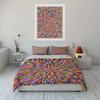 Colorful radial stripe burst. Bedding sets Duvet cover sets Duvet covers Pillowcases(1 * Duvet Cover 2 * Pillowcases without duvet insert)
