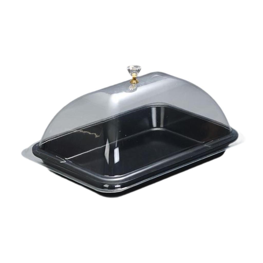 Cake Stand with Lid Cupcake Server Convenient Dustproof Versatile Elegant Food Cover for Cupcake Home Restaurant Party Kitchen