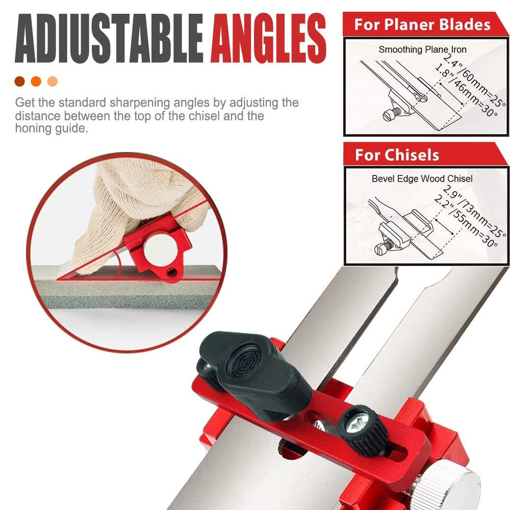 Wood Chisel Fixing Bracket Angle Adjustable Sharpener Fixed Angle Sharpener Tool Sharpening